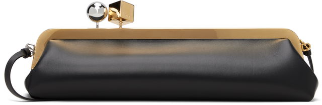 JACQUEMUS The Salon Leather Framed Clutch
