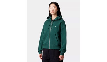 Суитчър Carhartt WIP Full-Zip Hooded Casey Jacket Зелено | I032642_39W_XX, 3