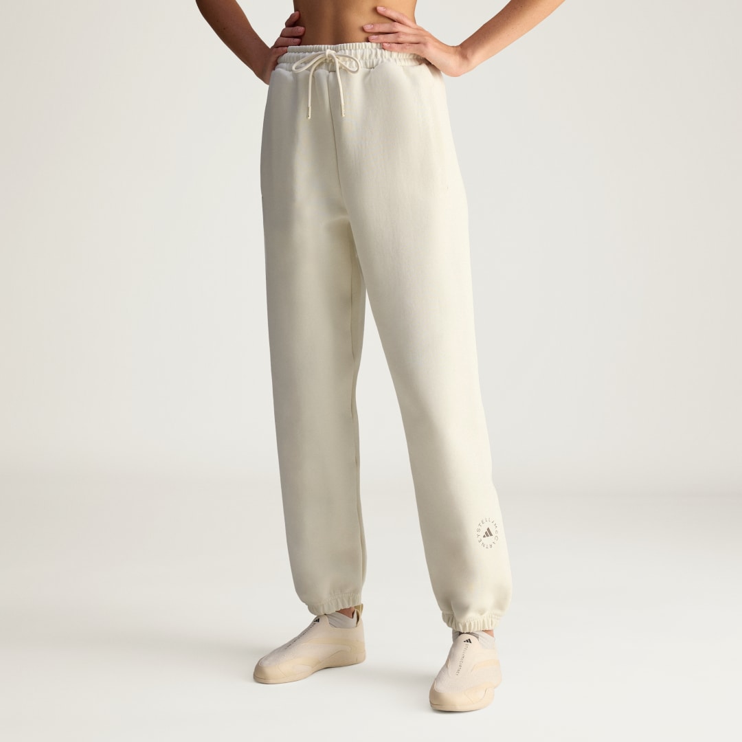 Спортни панталони adidas Performance adidas by Stella McCartney Loose Sweatpants Бежово | JW7023, 0