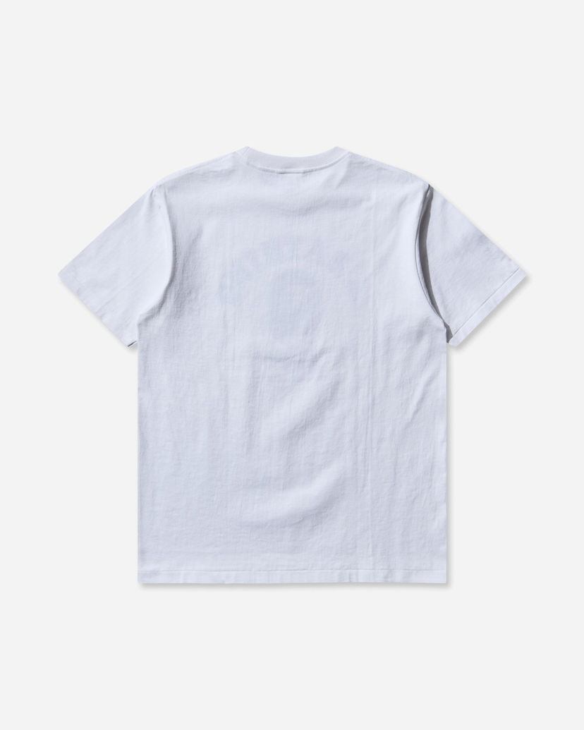 Тениска BAPE College T-Shirt Бяло | 1L80110001 WHITE