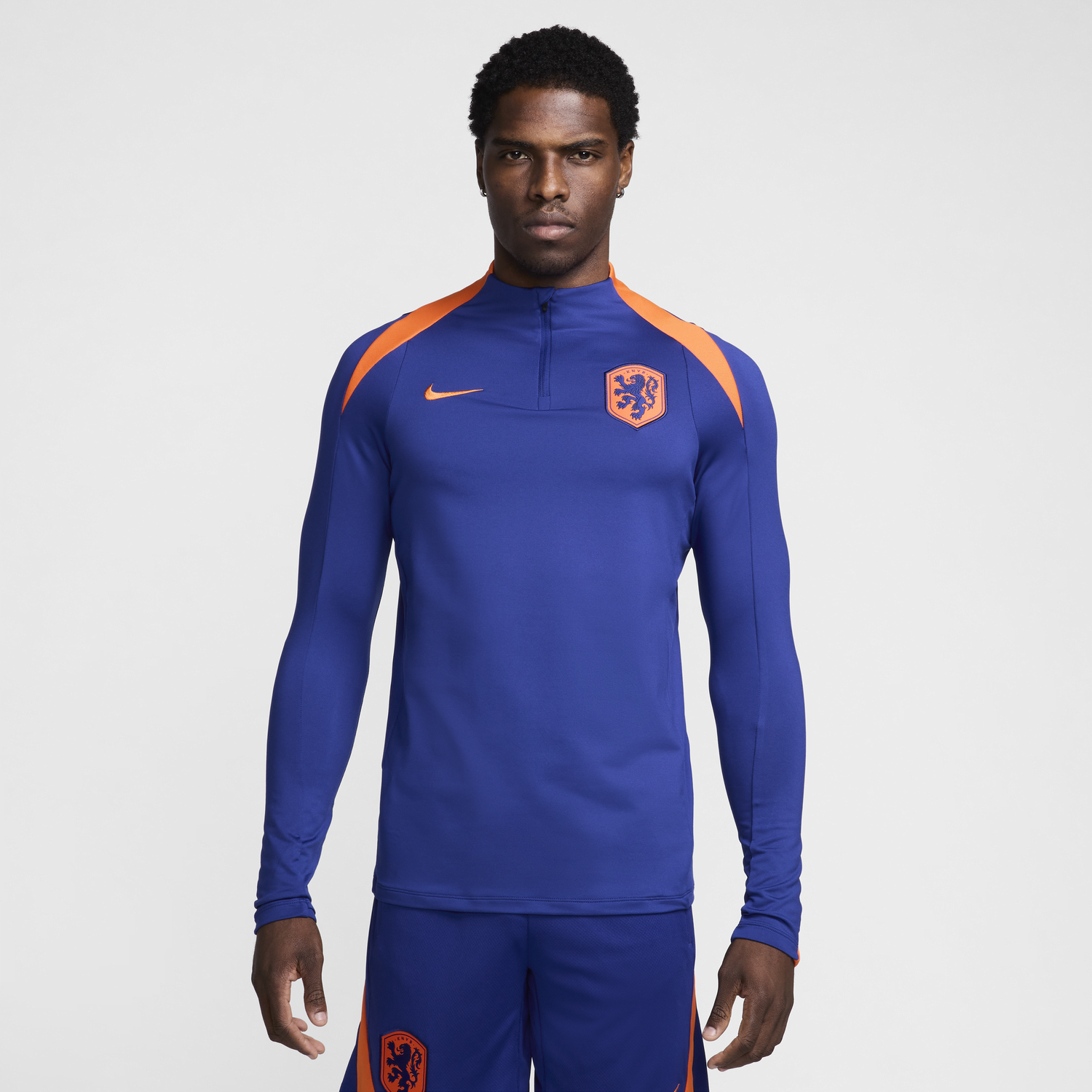 Тениска Nike Dri-FIT Netherlands Strike Тъмно синьо | FJ2997-455, 0