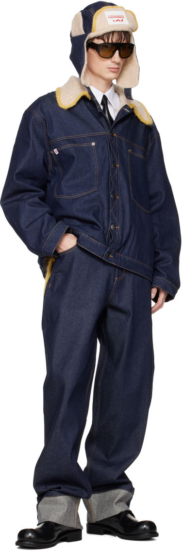 Яке Charles Jeffrey Loverboy Charles Jeffrey LOVERBOY Knitted Collar Denim Jacket Синьо | 052010401, 3