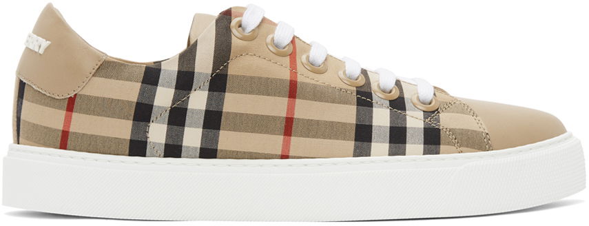 Кецове и обувки Burberry Vintage Check Albridge Sneakers Бежово | 8038866, 0