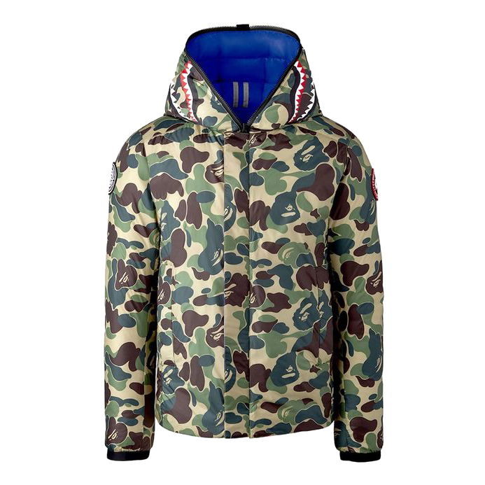 Суитчър BAPE Canada Goose x Concepts Crofton Shark Hoodie Зелено | 1H73-140-902, 0