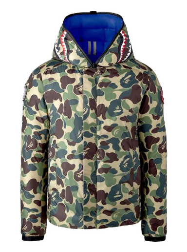 Суитчър BAPE Canada Goose x Concepts Crofton Shark Hoodie Зелено | 1H73-140-902