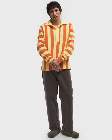 Поло тениска Edmmond Studios Striped Long Sleeve Polo Shirt Оранжево
 | 125-20-03250, 2