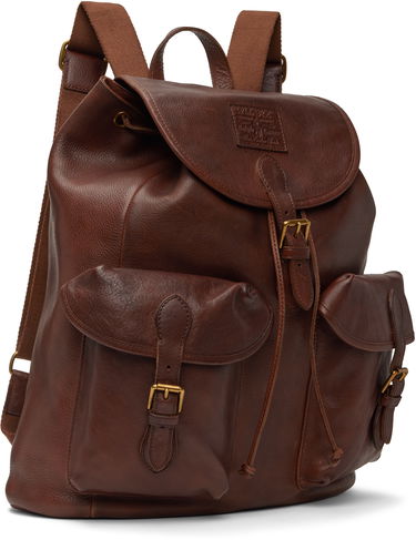 Раница Polo by Ralph Lauren Ralph Lauren Heritage Leather Backpack Кафяво | 405946036001, 1