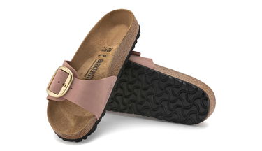 Кецове и обувки Birkenstock Madrid Big Buckle Nubuck Leather Розово | 1024016, 5