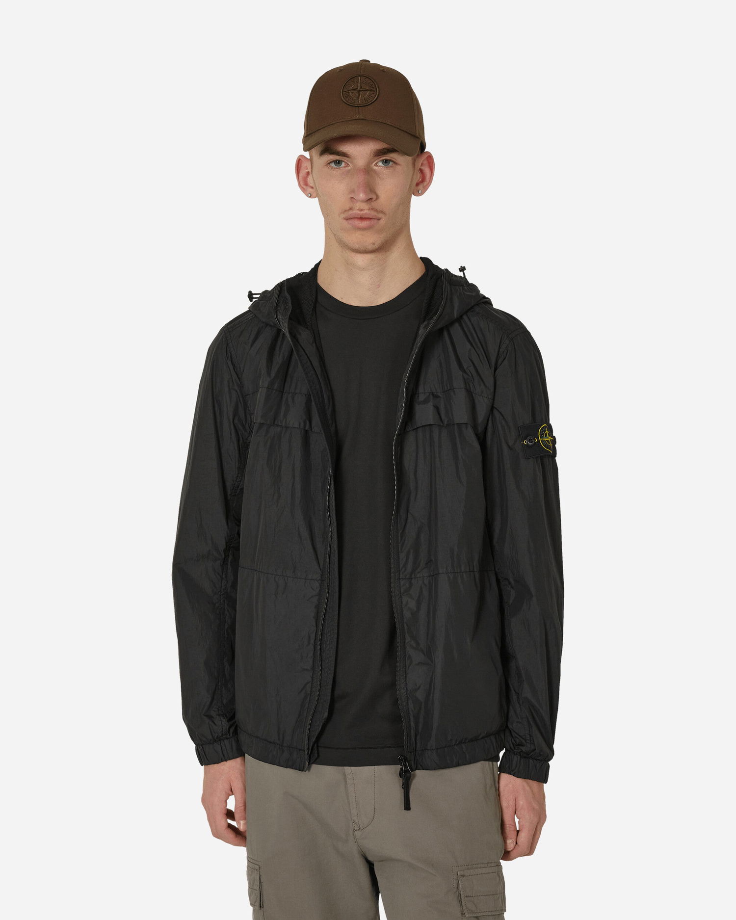 Яке Stone Island Soft-Shell Hooded Jacket Черно | 801540922 V0029, 1