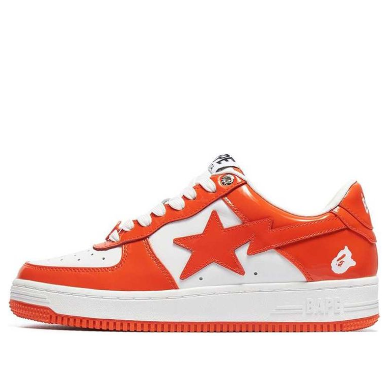 Кецове и обувки BAPE Sta Low Бяло | BAPE-COLLEGE-ORANGE2