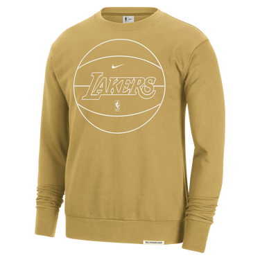 Пуловер Nike Dri-FIT NBA Los Angeles Lakers Standard Issue Кафяво | DX9748-725, 0