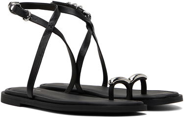 Пръстен rag & bone Rag & Bone Geo Ring Sandals Черно | WFF24PF038LE38, 3