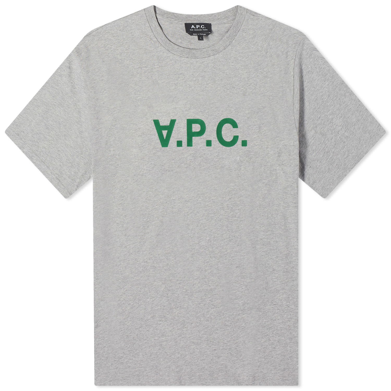 Тениска A.P.C. Heavyweight VPC Logo T-Shirt Сиво | COFDW-H26324-PLB, 0
