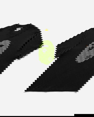 Тениска BAPE College Monogram Ape Head Tee Черно | 1L30110334 BLACK, 1