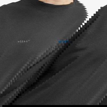 Тениска BEAMS Mini Logo Long Sleeve T-Shirt, Size Medium Черно | 1110-0213-458-19, 5
