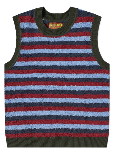 Teddy Fur Striped Vest