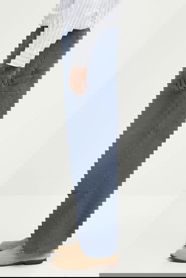 Панталони Carhartt WIP Double Knee Pant Синьо | I034796.2OT4O, 1