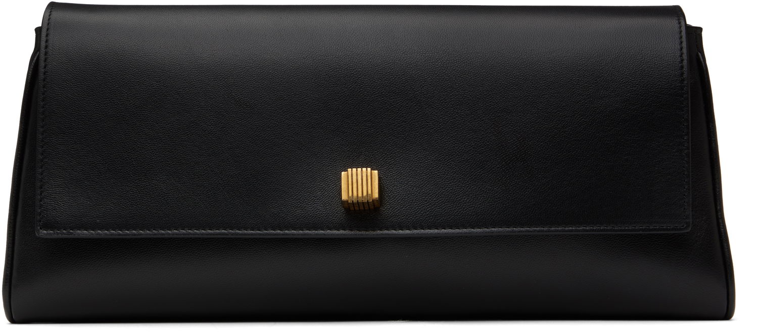 Дамска чанта Khaite Khaite Audrey Leather Clutch Черно | H3033-867, 0