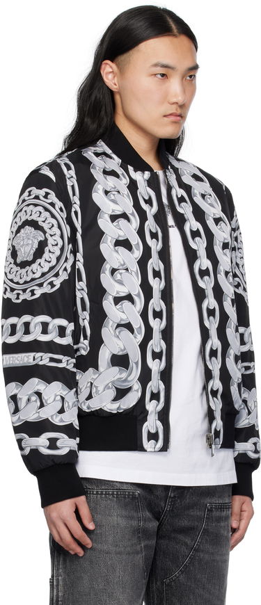 Яке бомбър Versace Versace Medusa Chains Reversible Bomber Jacket Черно | 1018824_1A13441, 1