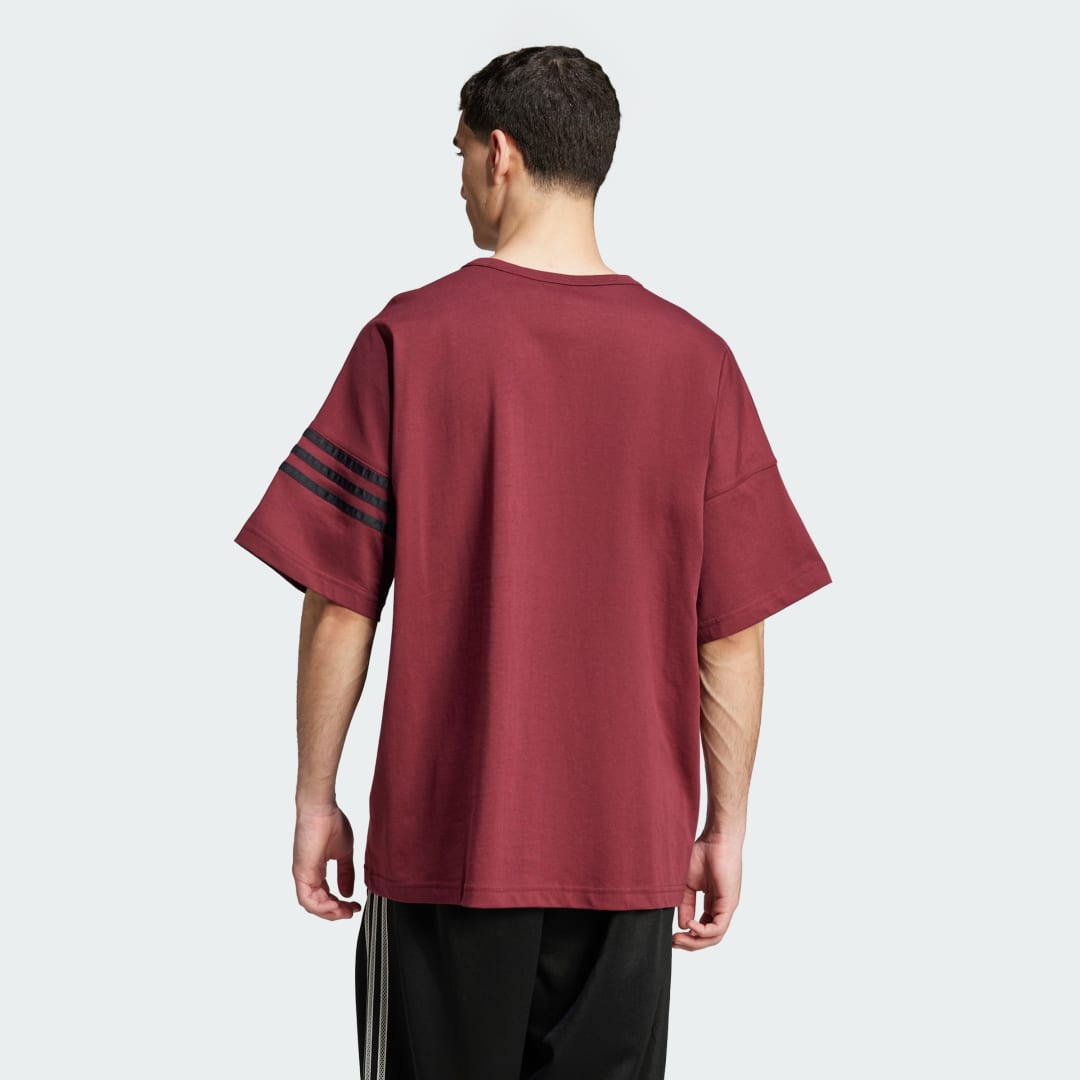 Тениска adidas Performance Neuclassics 3-Stripes Tee Червено | JC9934, 1