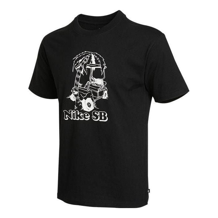 Тениска Nike SB Loose Skateboard Print T-Shirt Черно | DD1309-010