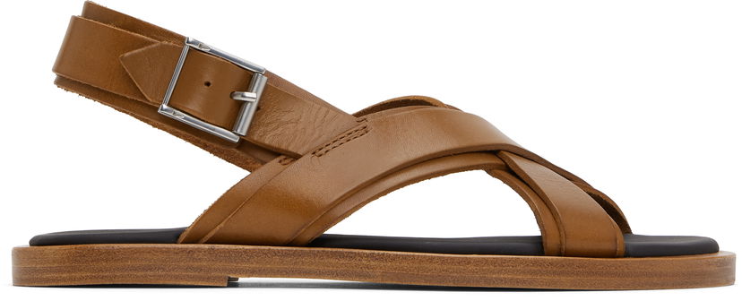 Грижа за обувките A.P.C. A.P.C. Lou Sandals Кафяво | PXBVG-F51089