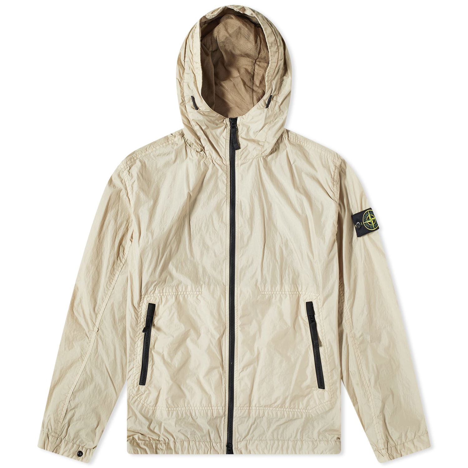 Ветровка Stone Island Crinkle Reps Hooded Jacket Бежово | 781540522-V0092, 0