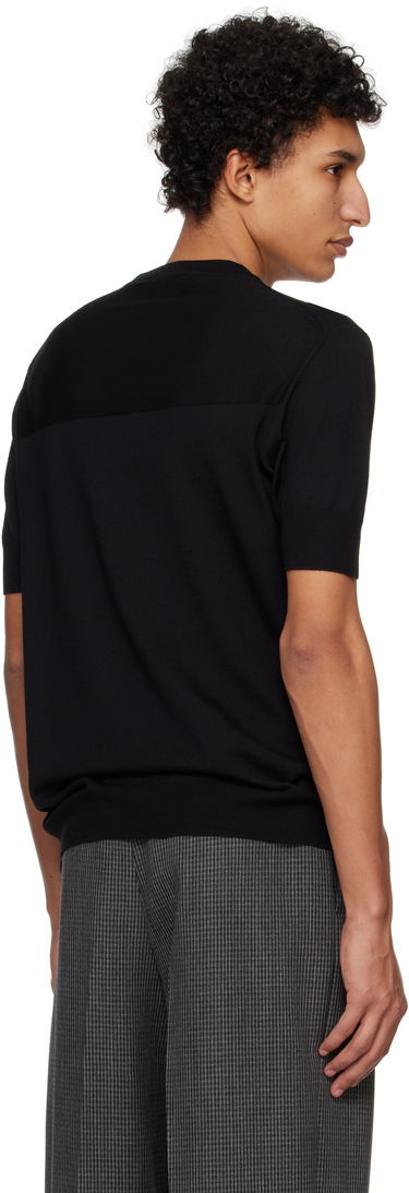 Тениска Jil Sander Jil Sander Virgin Wool T-Shirt Черно | J22GC0104_J14610, 2