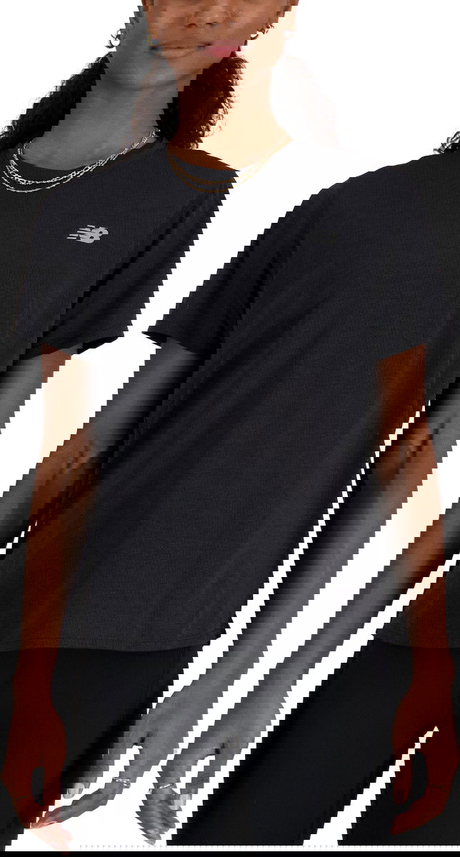 Тениска New Balance Athletics T-Shirt Черно | wt41253-bkh, 0