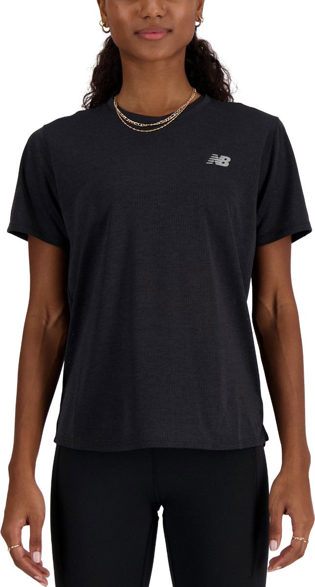 Тениска New Balance Athletics T-Shirt Черно | wt41253-bkh