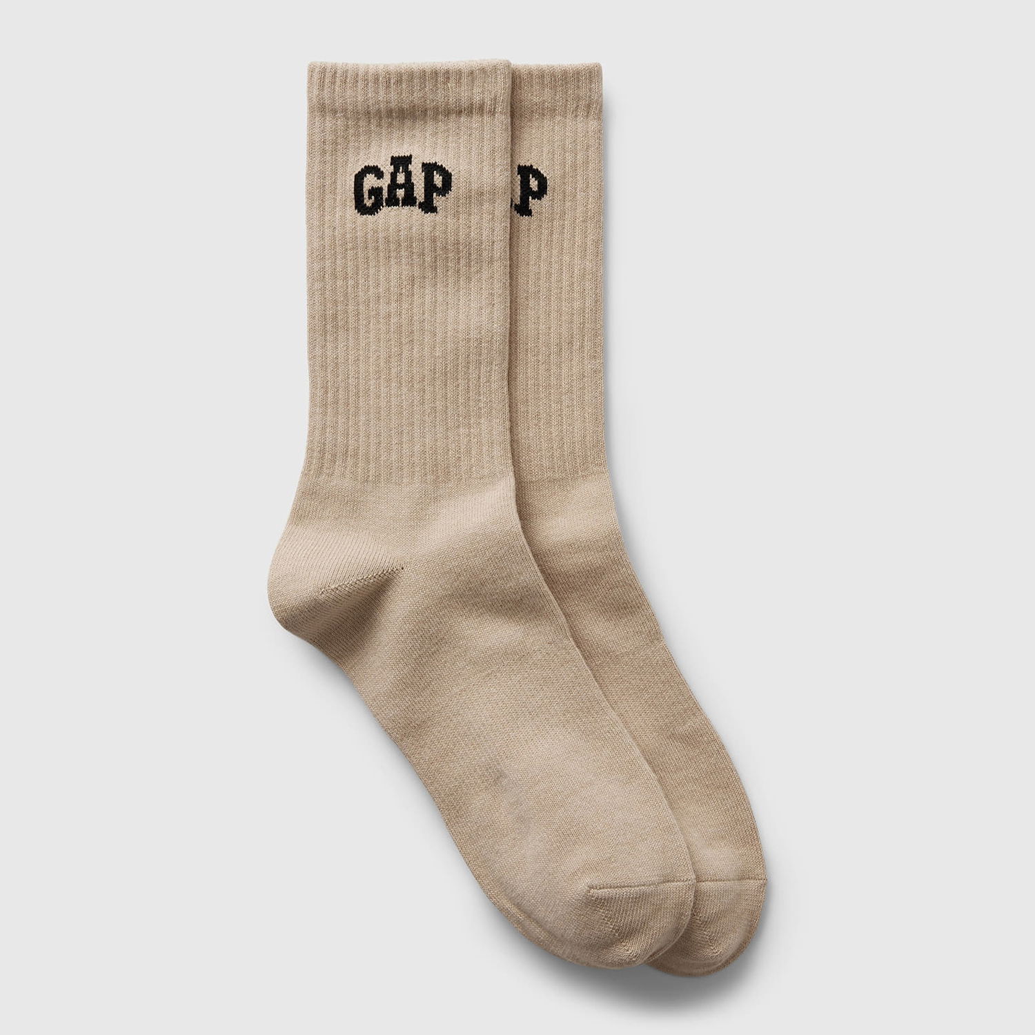 Чорапи GAP Logo Crew Socks Wicker Бежово | 861384-09, 0
