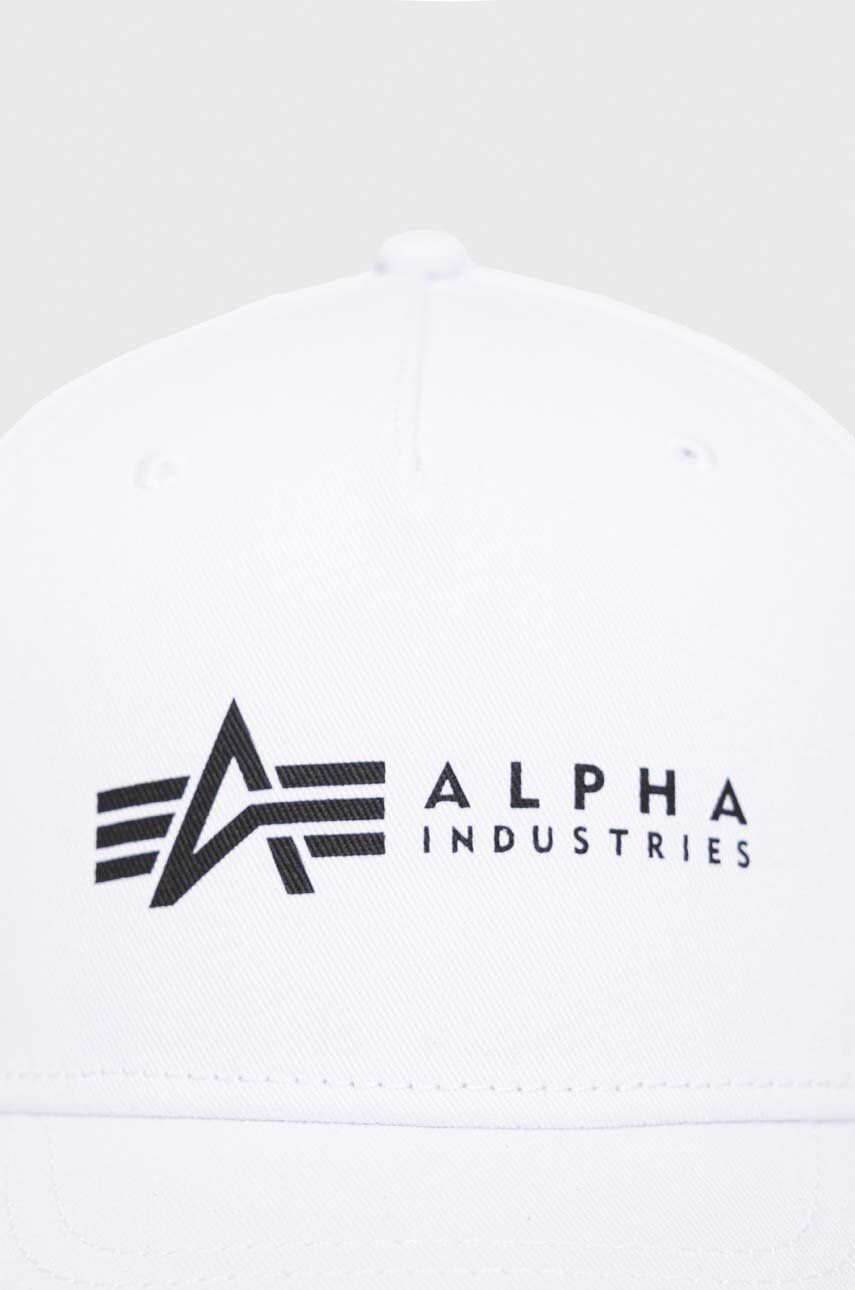 Шапка с козирка Alpha Industries Cap Бяло | 126912.09, 1