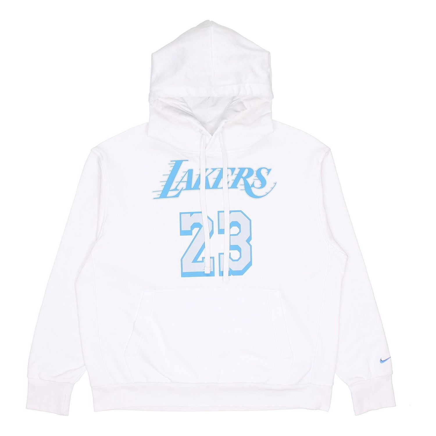 Суитчър Nike NBA Los Angeles Lakers City Edition Fleece Hoodie Бяло | CV2606-100, 0