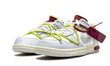 Кецове и обувки Nike Off-White x Dunk Low ''Lot 08 of 50'' Бяло | DM1602-106, 3