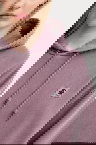 Суитчър Carhartt WIP Plain Cotton Hooded Nelson Sweatshirt Лилаво | I032741.33IGD, 3