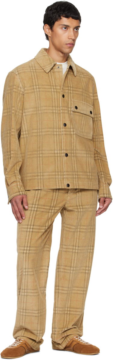 Риза Burberry Burberry Check Corduroy Overshirt Бежово | 8113164, 3