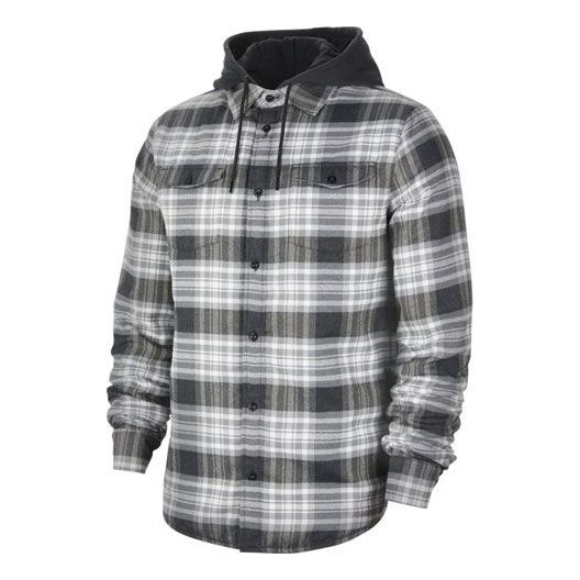 Риза Nike SB SB Plaid Hooded Jacket Сиво | CK5318-010