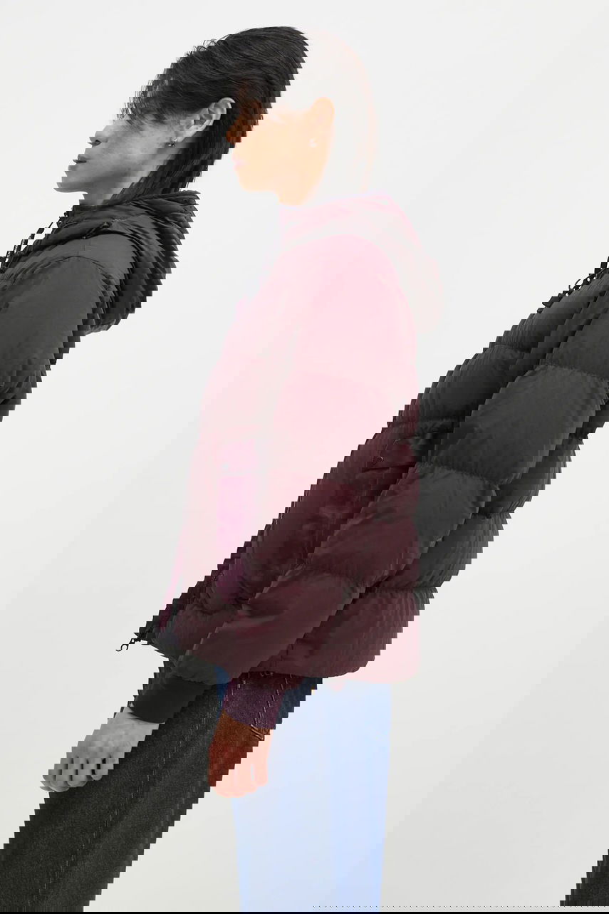 Пухо яке C.P. Company Outerwear Bi-Tm Hooded Puffer Jacket Бургунди | 17CMOW266A110185G, 1