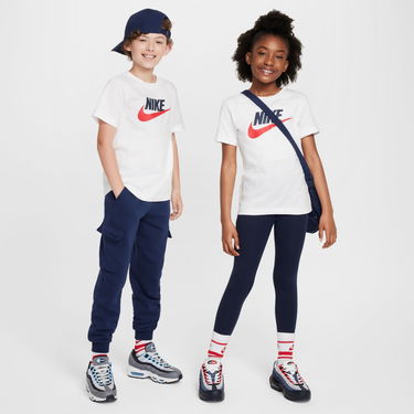 Тениска Nike Sportswear Big Kids T-Shirt Бяло | FZ5178-100, 5