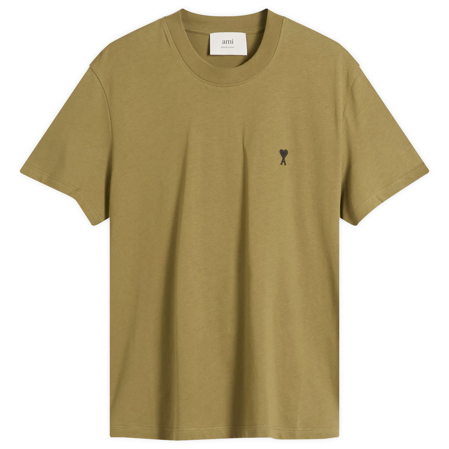 Тениска AMI Men's AMI Paris Light Jersey ADC T-Shirt, Size Large Зелено | H25HTS346-724-298H25, 0