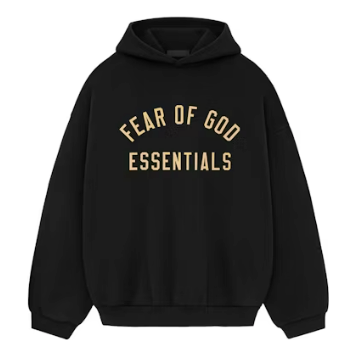 Суитчър Fear of God Fear of God Essentials Fleece II Hoodie Черно | 192BT246258F