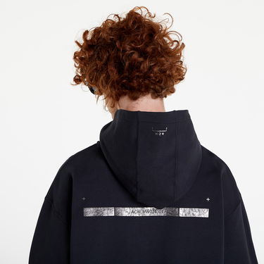 Суитчър A-COLD-WALL* Foil Grid Hoodie Черно | ACWMW074 Black, 2