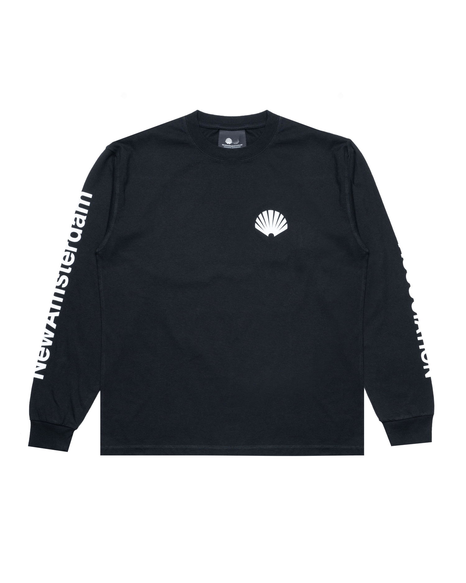Тениска New Amsterdam Surf Association New Amsterdam Surf Association Logo Long Sleeve T-Shirt Черно | 2501186002, 0