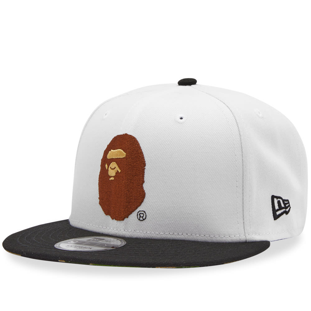 Шапка с козирка BAPE x New Era 9Fifty Ape Head Cap Бяло | 001CPI201905C-WHT, 0