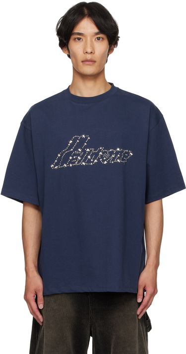 Тениска We11done Pearly 'Se11done' Logo T-Shirt by We11done Тъмно синьо | WD-TT2-25-735-U-NV, 0