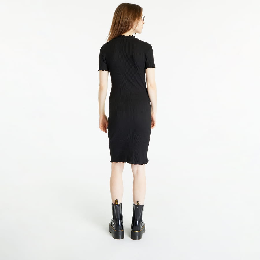 Pокля Urban Classics Rib Tee Dress Черно | TB3641-00007, 1