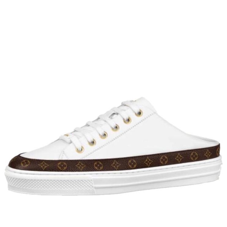 Кецове и обувки Louis Vuitton LOUIS VUITTON Stellar Mules Бяло | 1A8NEB