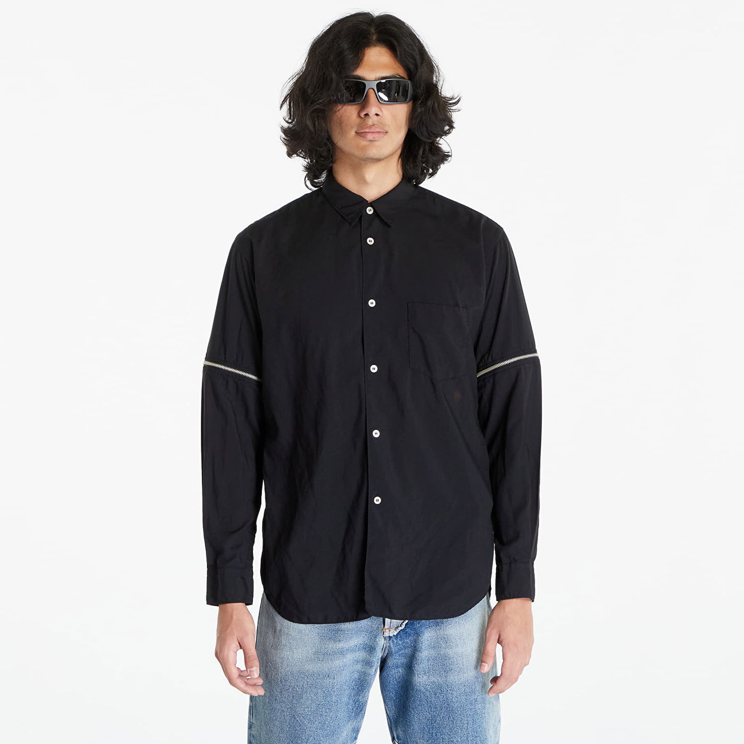 Риза Comme des Garçons SHIRT Woven Shirt Черно | FL-B038 Black, 0