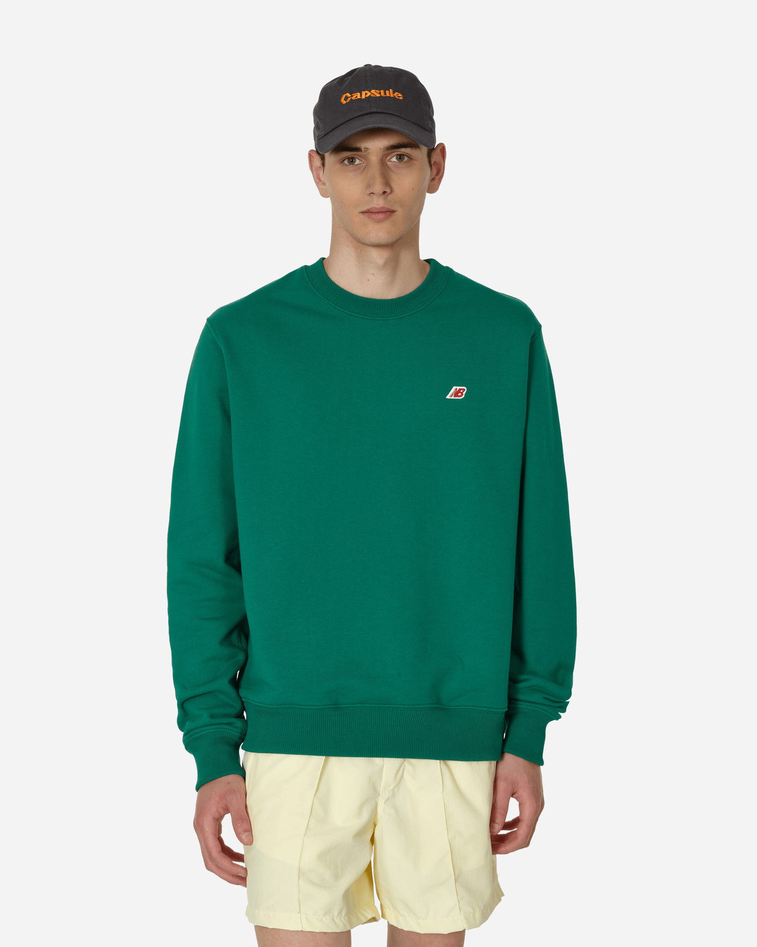 Суитчър New Balance Core Crewneck Зелено | MT21541ECS, 0