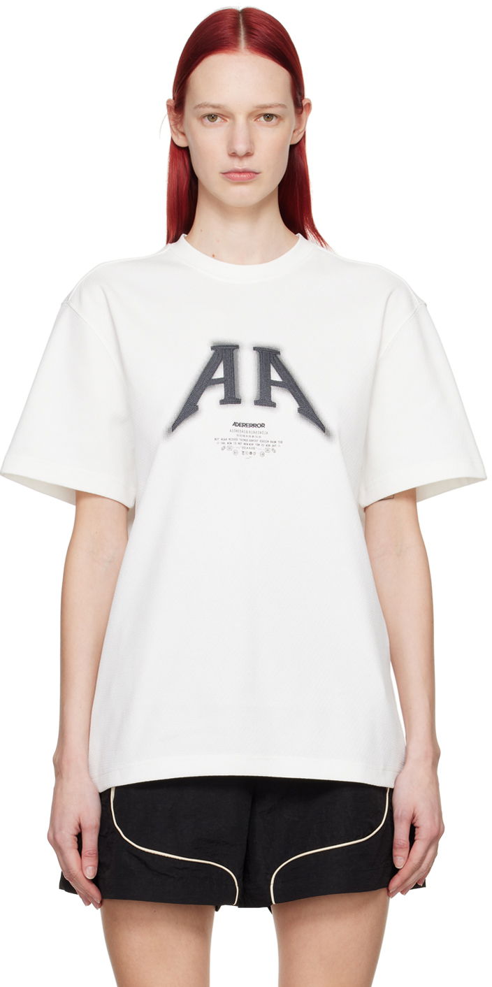 Тениска ADER ERROR T-Shirt Nolc Бяло | BN01SSTS0105OW